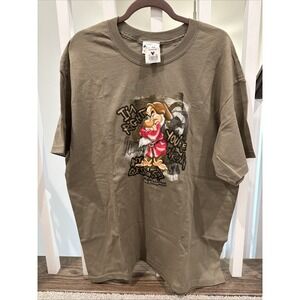 Vintage Walt Disney World T-Shirt Grumpy Im Right You're Wrong Y2K Adult XL NEW